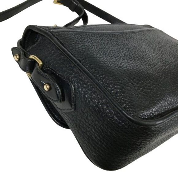 Vintage Dooney & Bourke AWL Black Leather Carrier Purse Shoulder Crossbody Bag - Picture 9 of 16